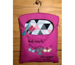 Stickdatei - Wäscheleine mit Spruch